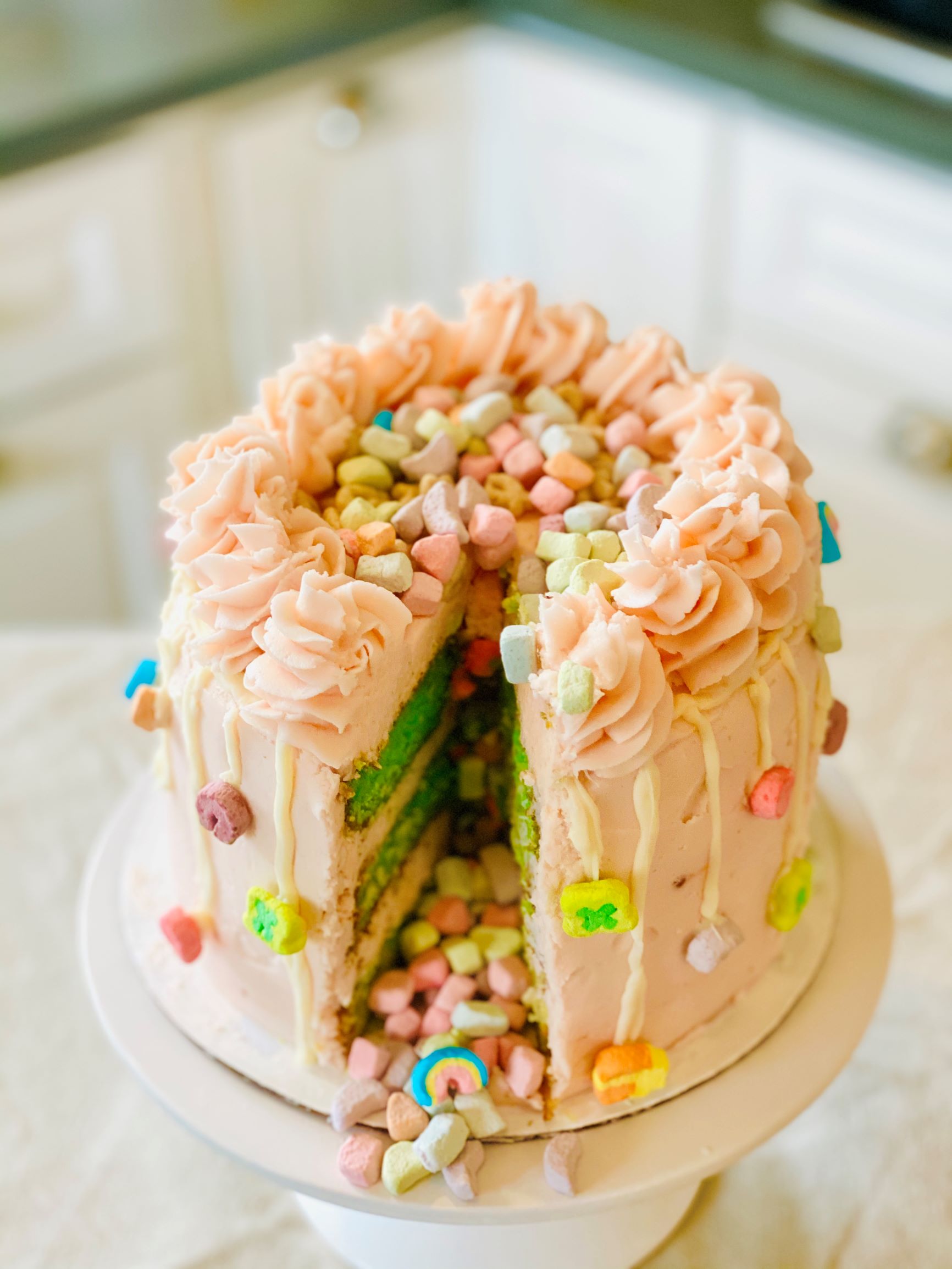 St. Patrick's Day Lucky Charm Cake